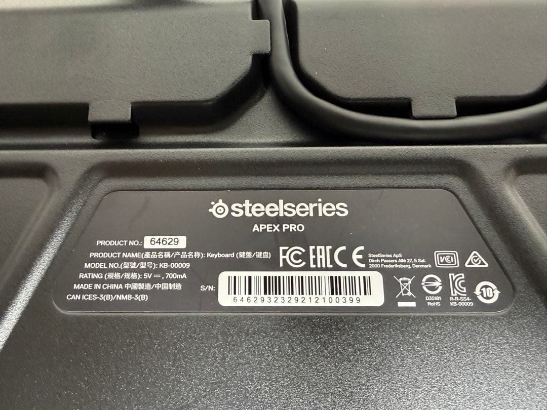 SteelSeries ゲーミングキーボード Apex Pro JP 64629