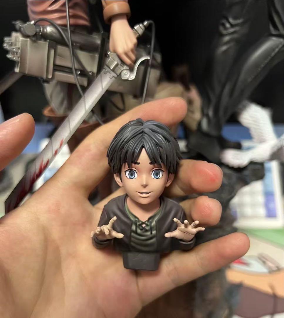 進撃の巨人 ⑥ エレン·イェーガーガレージキット ガレキ スタチュー