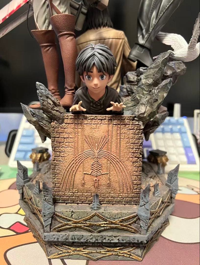 進撃の巨人 ⑥ エレン·イェーガーガレージキット ガレキ スタチュー