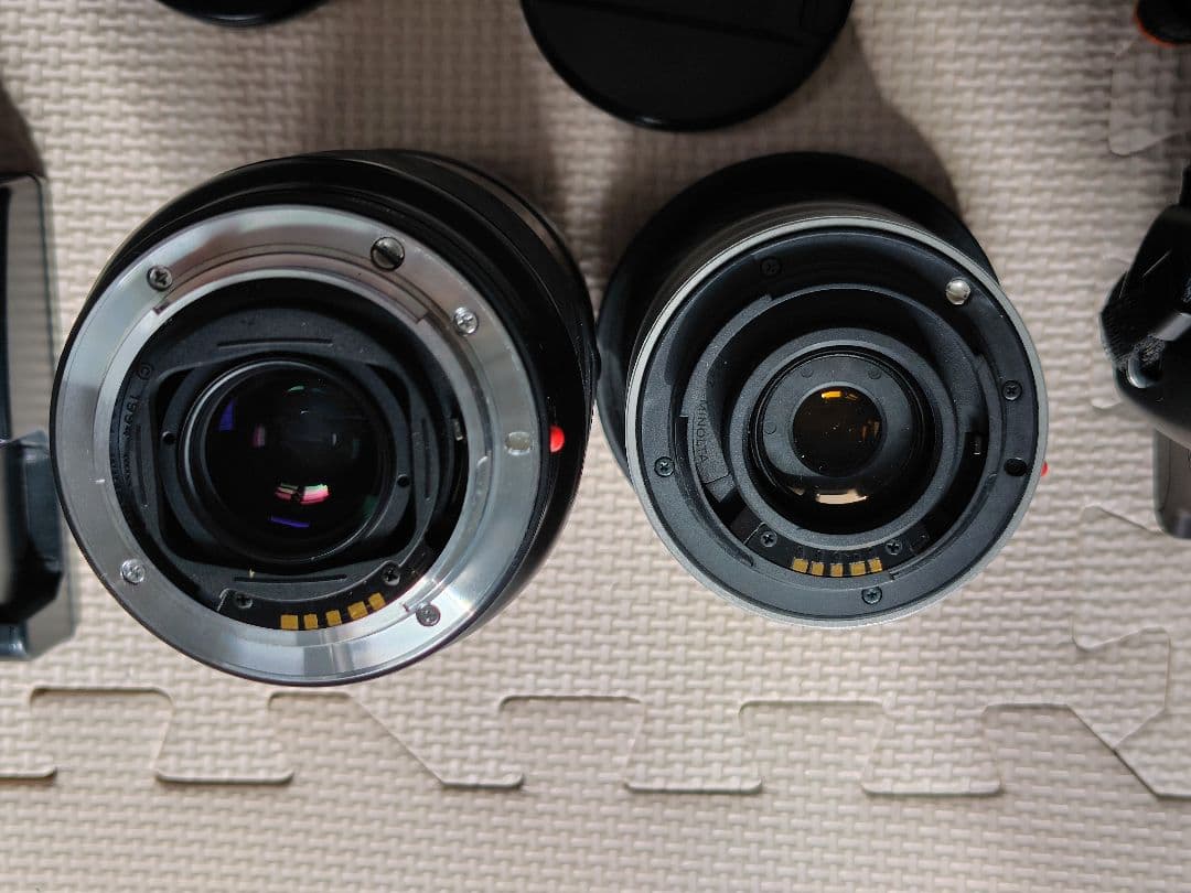 SONY α55 デジタル一眼レフ +レンズAF28-80 AF75-300