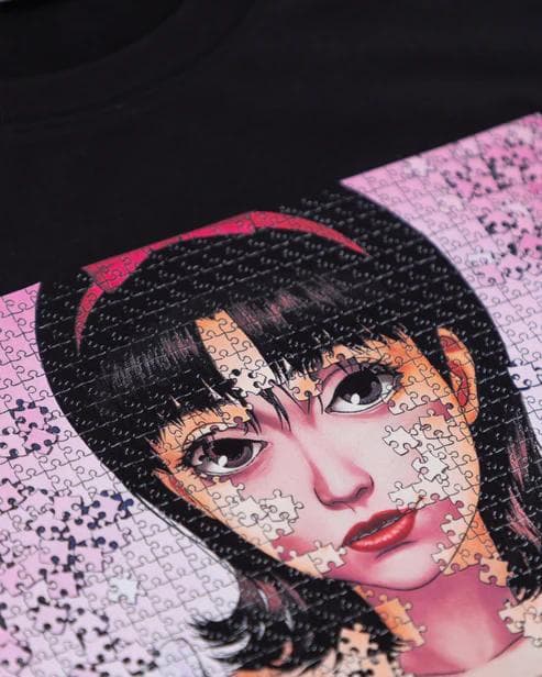 Lサイズ パーフェクトブルー Tシャツ ／今敏 フィルマークス