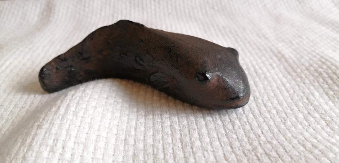 むつごろう置き物、ケース付き