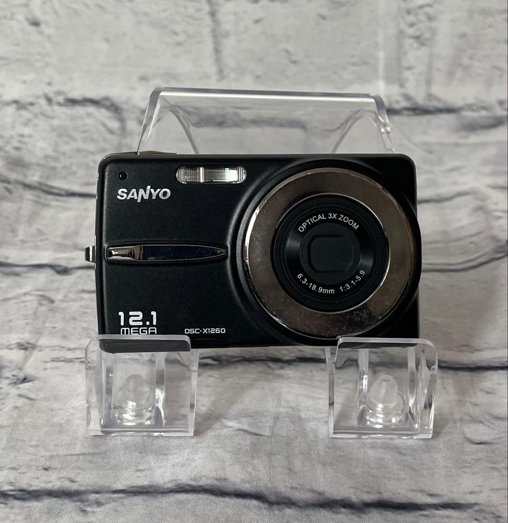 SANYO サンヨーDSC-X1260コンパクトデジカメ中古おまけ付き