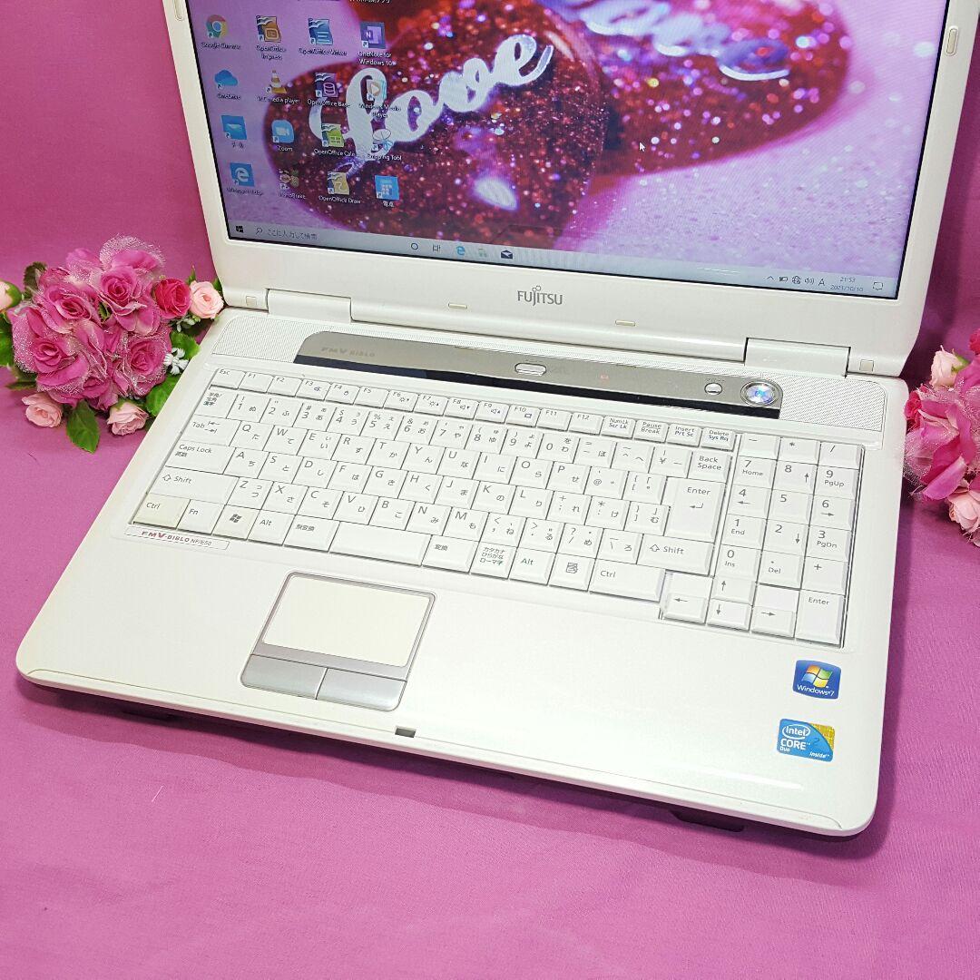 ❀最新Win10❀BIBLO❇Core-2！テンキ❀メモリ4G&大容量320G