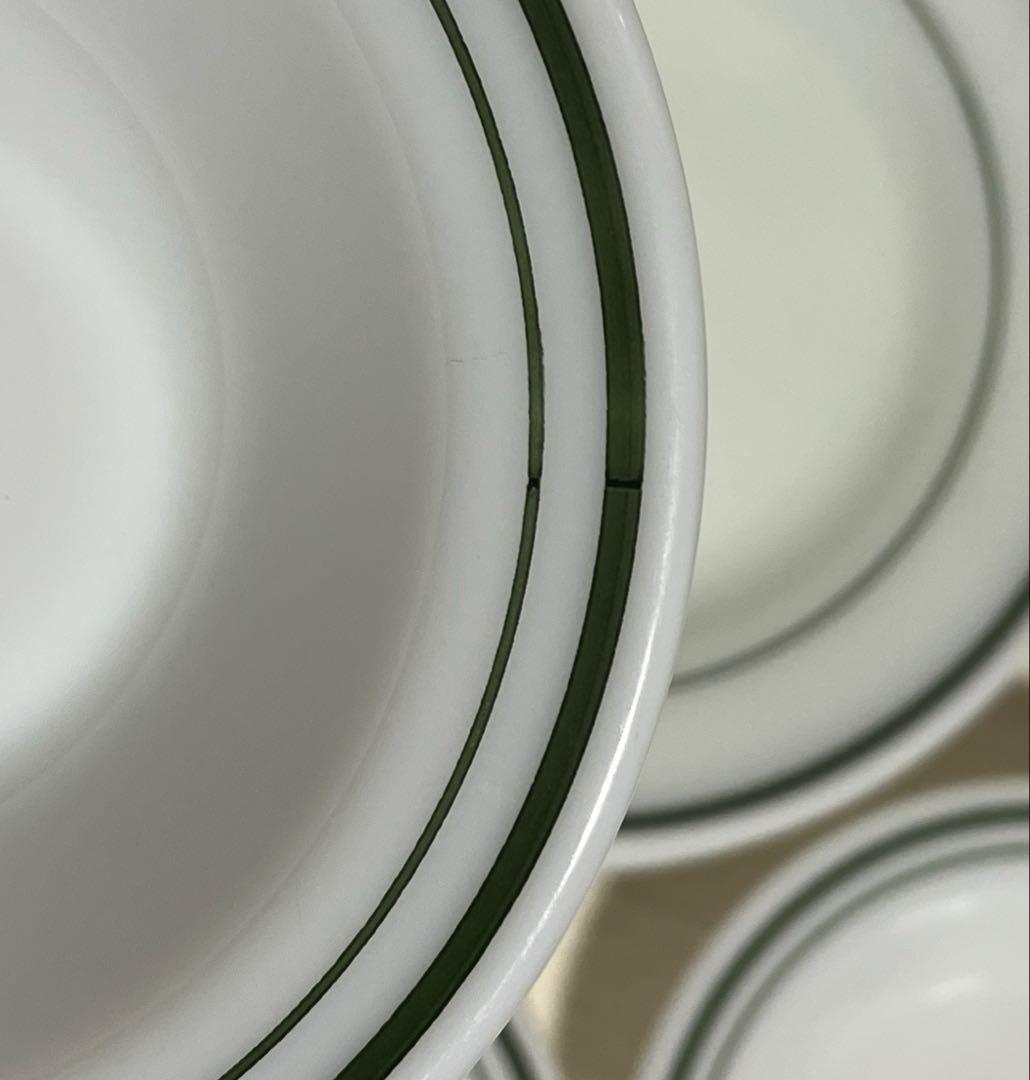 PYREX パイレックス　プレート3枚　デザートボウル3枚　カップ3個セット