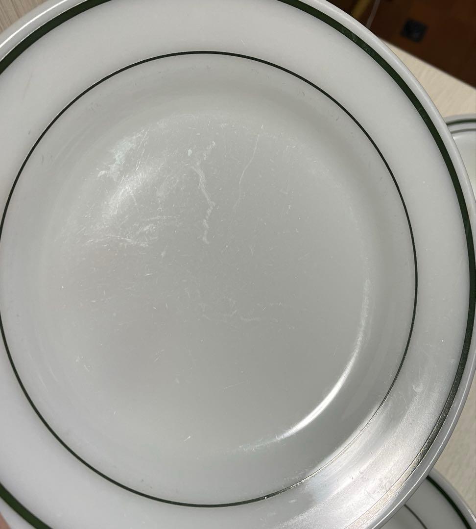 PYREX パイレックス　プレート3枚　デザートボウル3枚　カップ3個セット