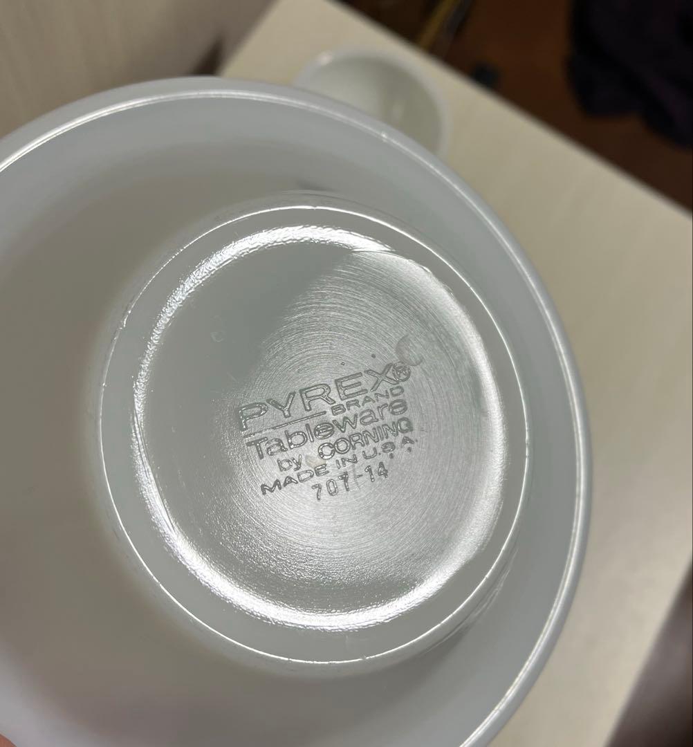 PYREX パイレックス　プレート3枚　デザートボウル3枚　カップ3個セット