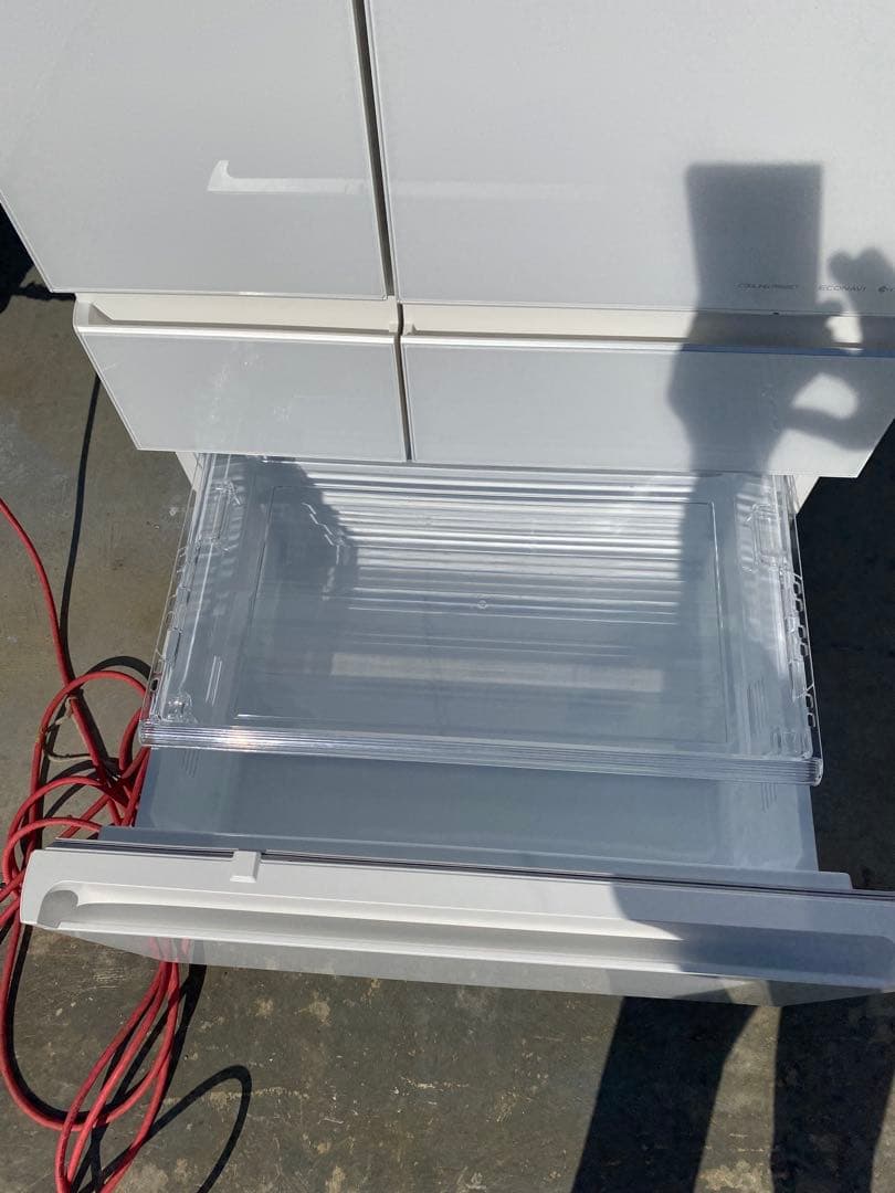 パナソニック6ドア冷蔵庫 450L 2022年製 NR-SPF458X-W