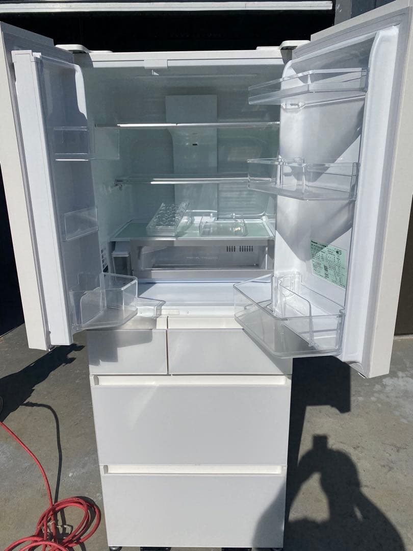 パナソニック6ドア冷蔵庫 450L 2022年製 NR-SPF458X-W