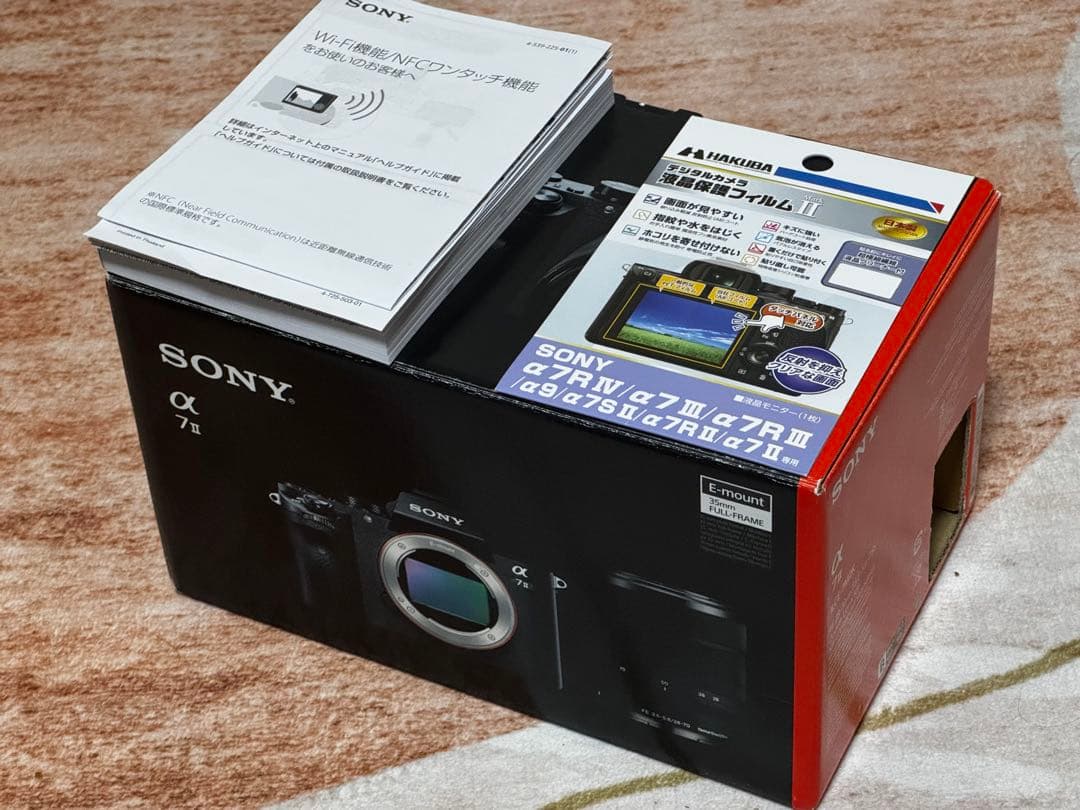 SONY a7II ILCE-7M2K 本体（シャター：4019）＋バテリー4個