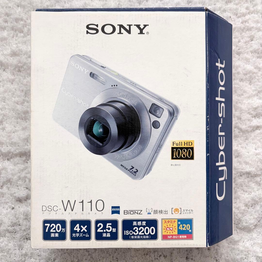 【動作確認済】SONY ソニー Cyber-Shot DSC-W110 シルバー