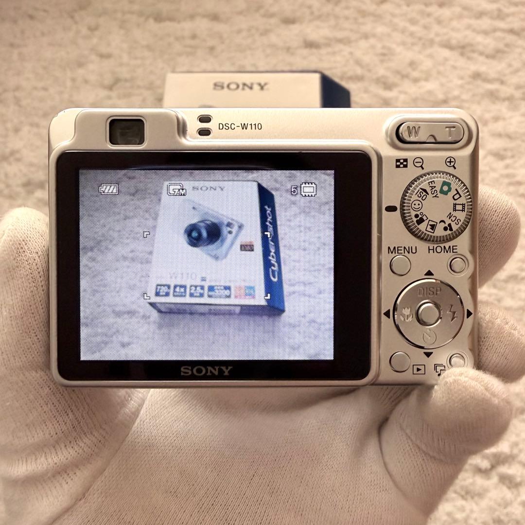 【動作確認済】SONY ソニー Cyber-Shot DSC-W110 シルバー