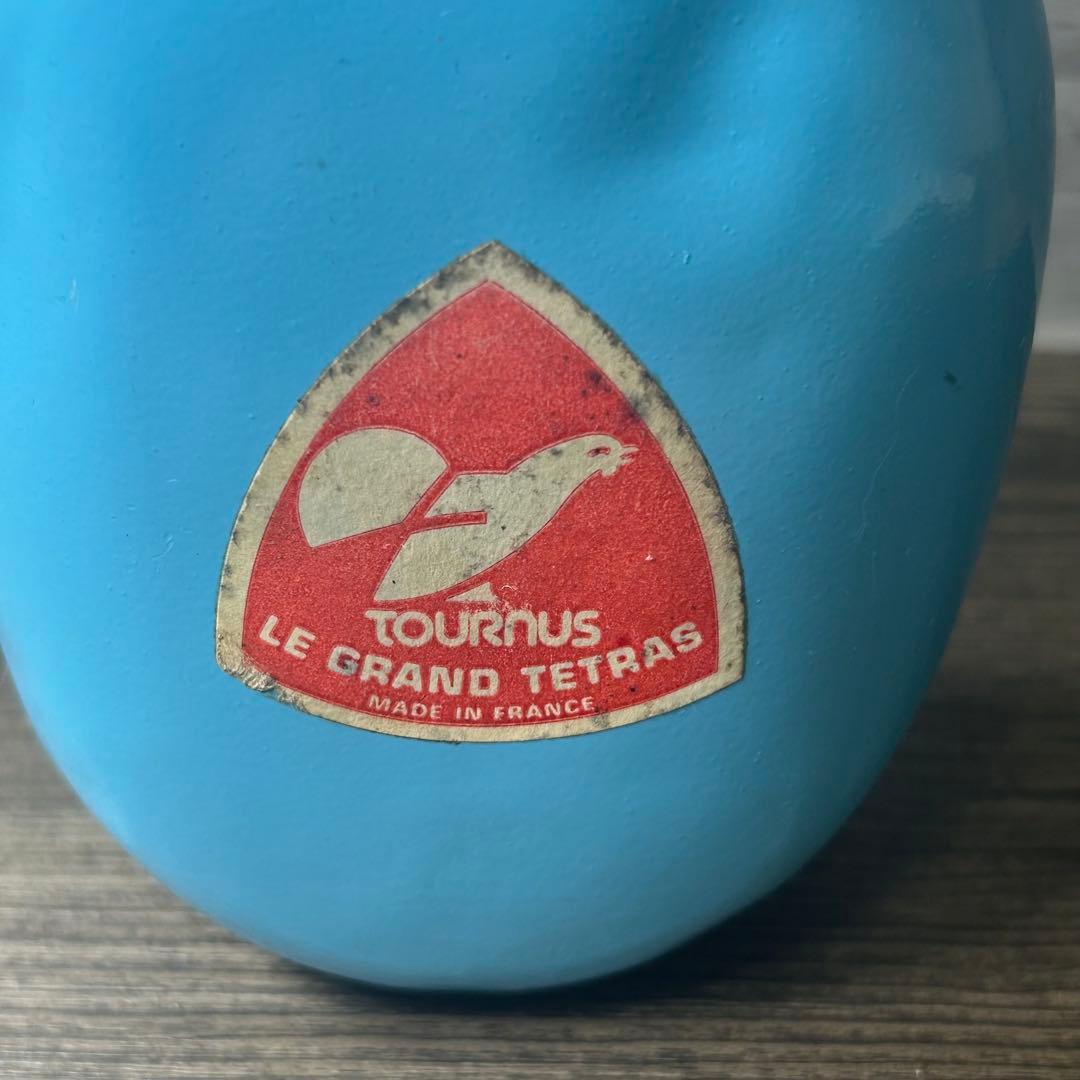 旧ラベル500mlグランテトラ LE GRAND TETRAS アルミ水筒 水色