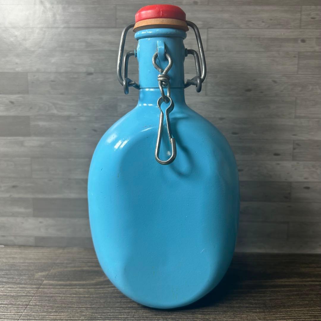 旧ラベル500mlグランテトラ LE GRAND TETRAS アルミ水筒 水色