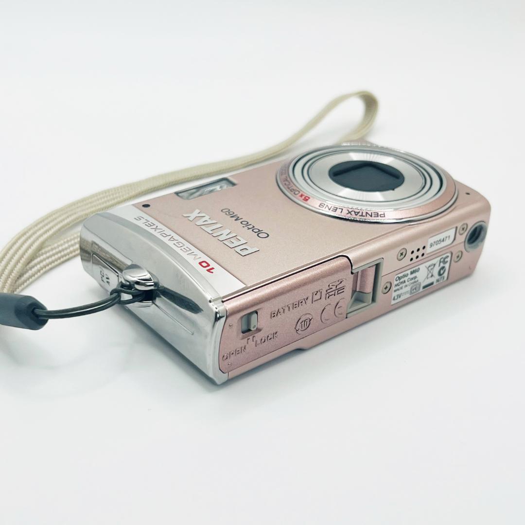 【動作品】PENTAX 箱付き optio M60 コンデジ デジカメ