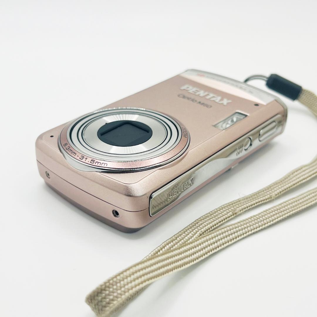 【動作品】PENTAX 箱付き optio M60 コンデジ デジカメ