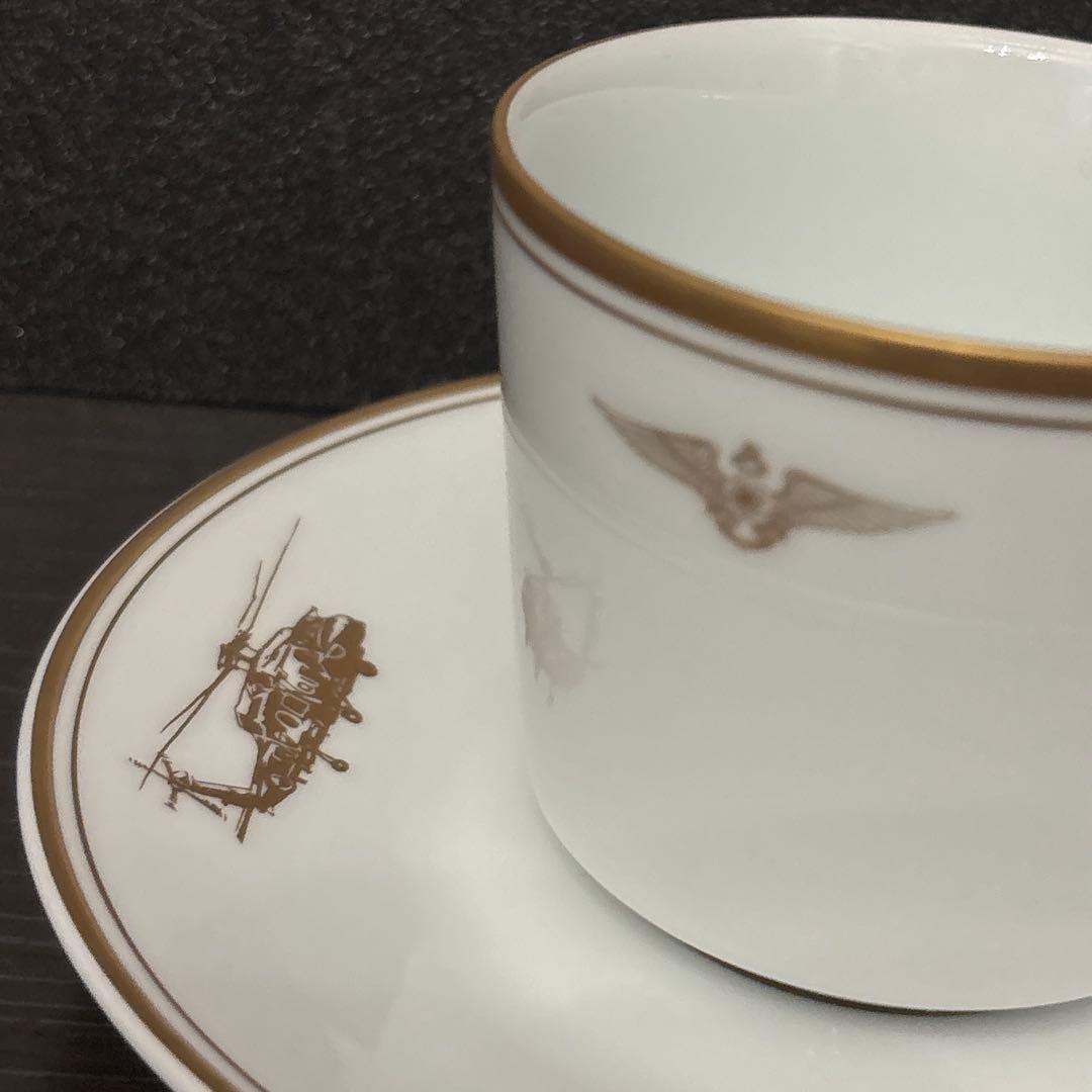 【極美品•極レア】深川製磁 海上自衛隊 大村航空基地 記念カップ＆ソーサー