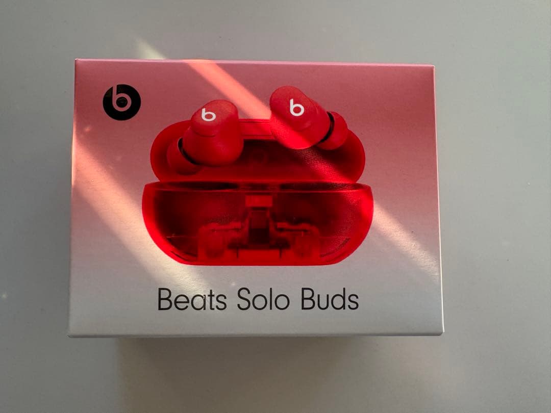 Beats Solo Buds ワイヤレスイヤホン レッド　充電ケーブルセット