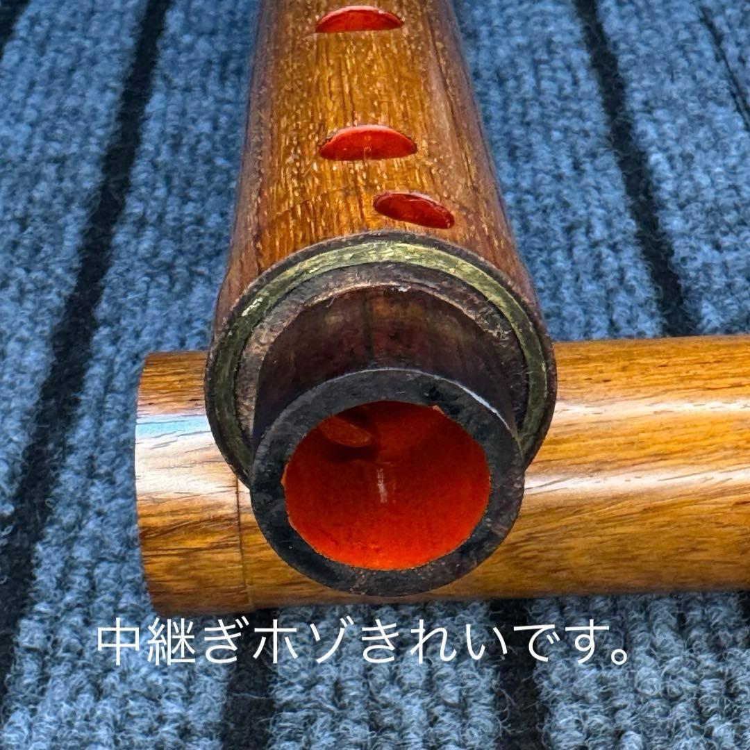 尺八 銘木製 悠 一尺六寸管 七孔