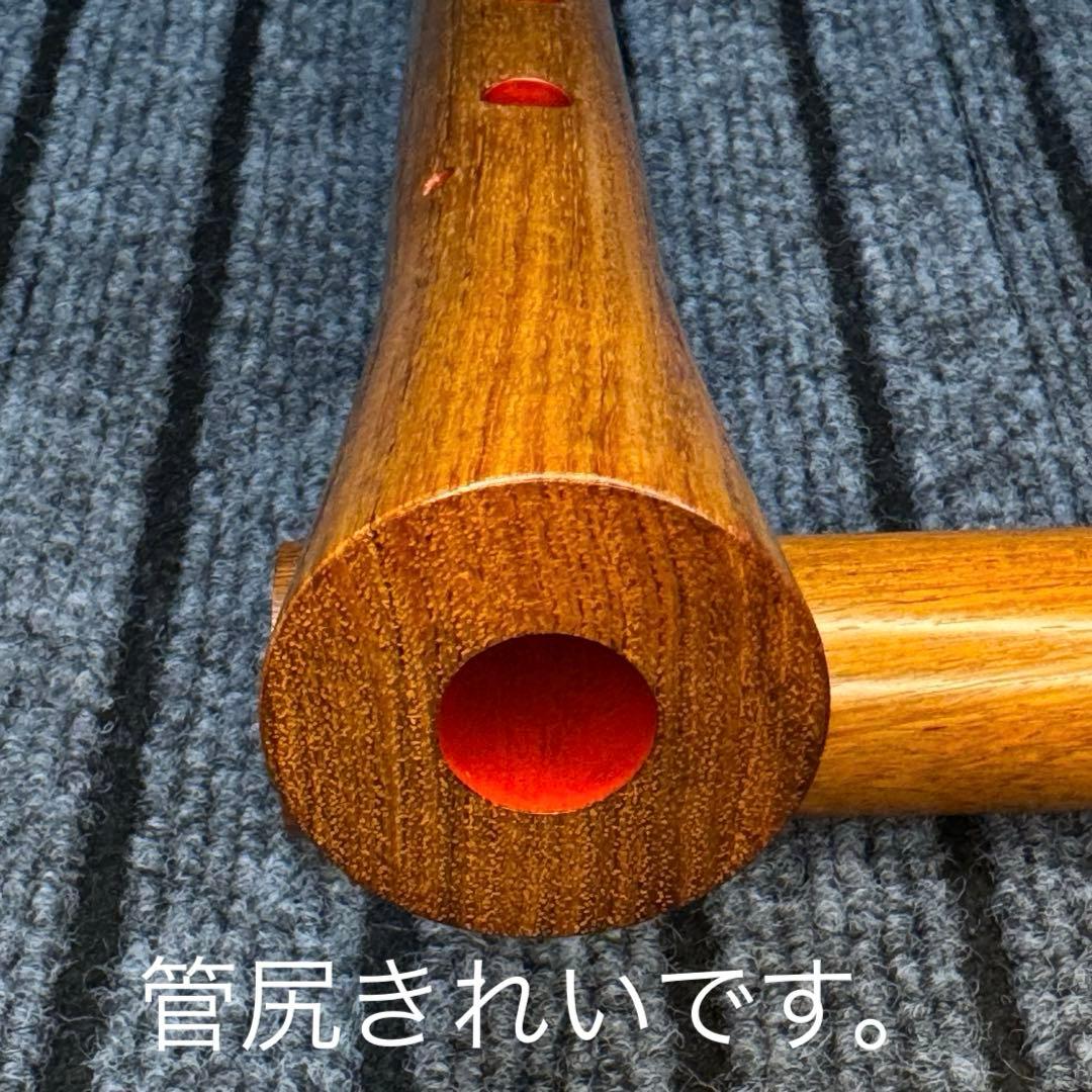尺八 銘木製 悠 一尺六寸管 七孔