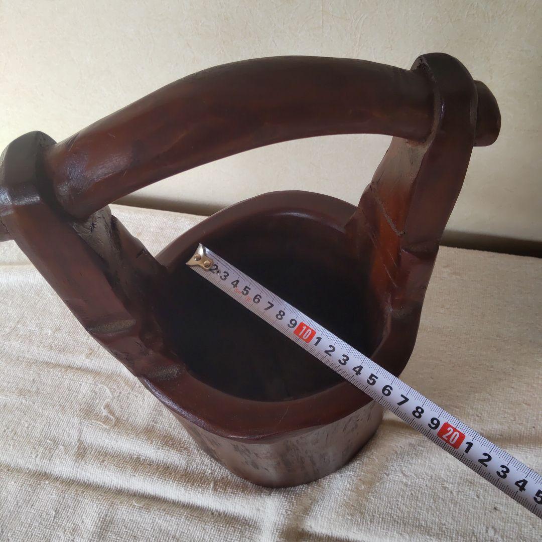 木製　花瓶　花器　造花和風アジアン　1.8kg