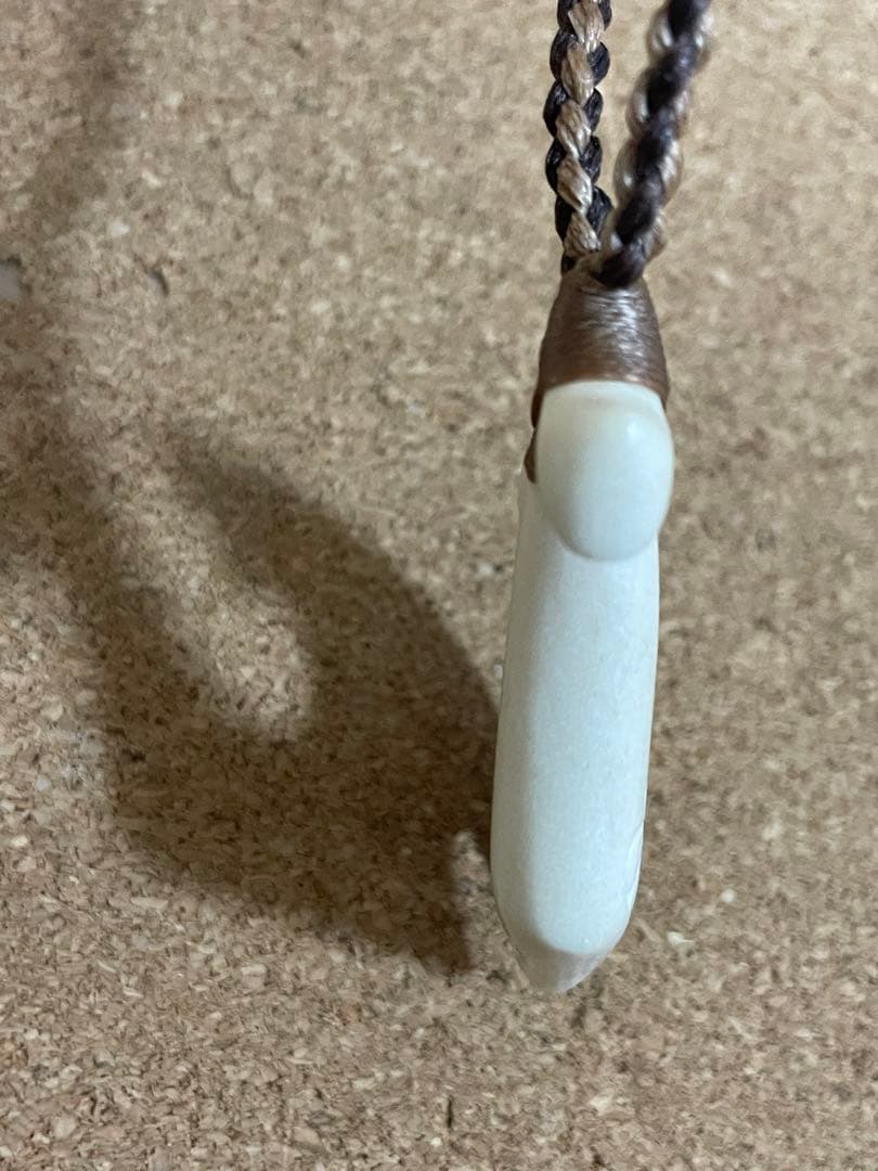 ボーンカービングネックレス(sw42)マッコウ値下げ