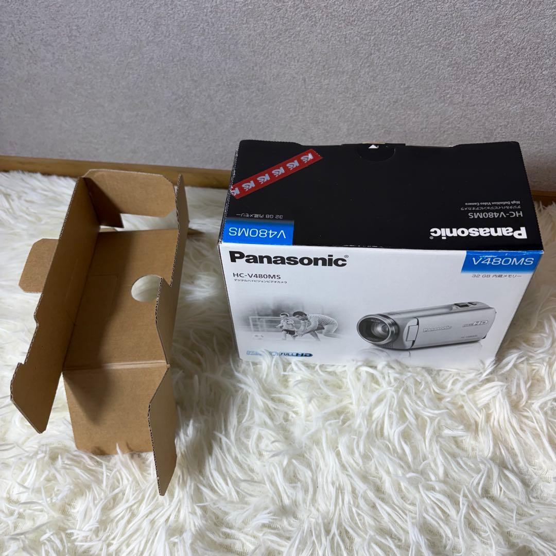 【ほぼ未使用】Panasonic デジタルビデオカメラ HC-V480MS