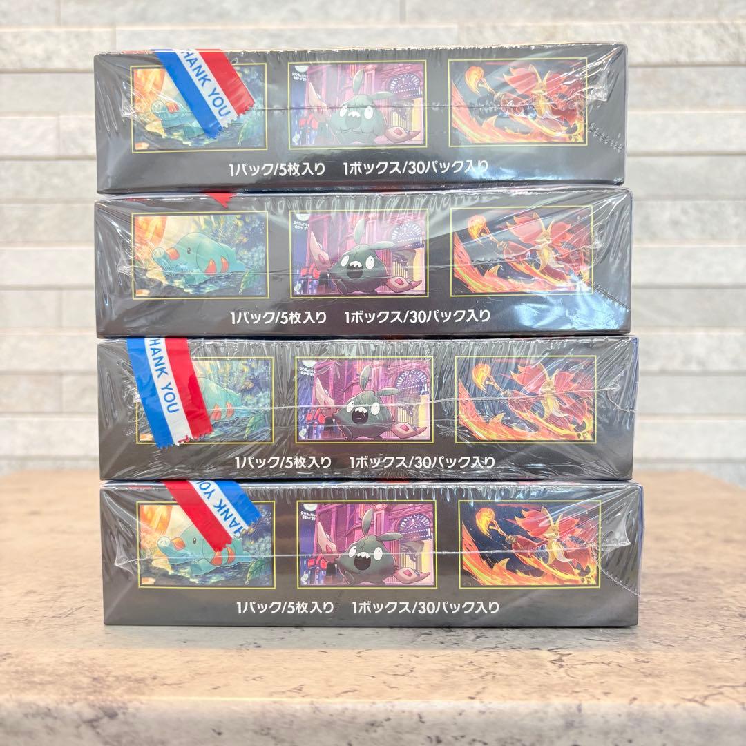 ポケモンカードゲーム 拡張パック ニンジャスピナー シュリンク付 4BOX