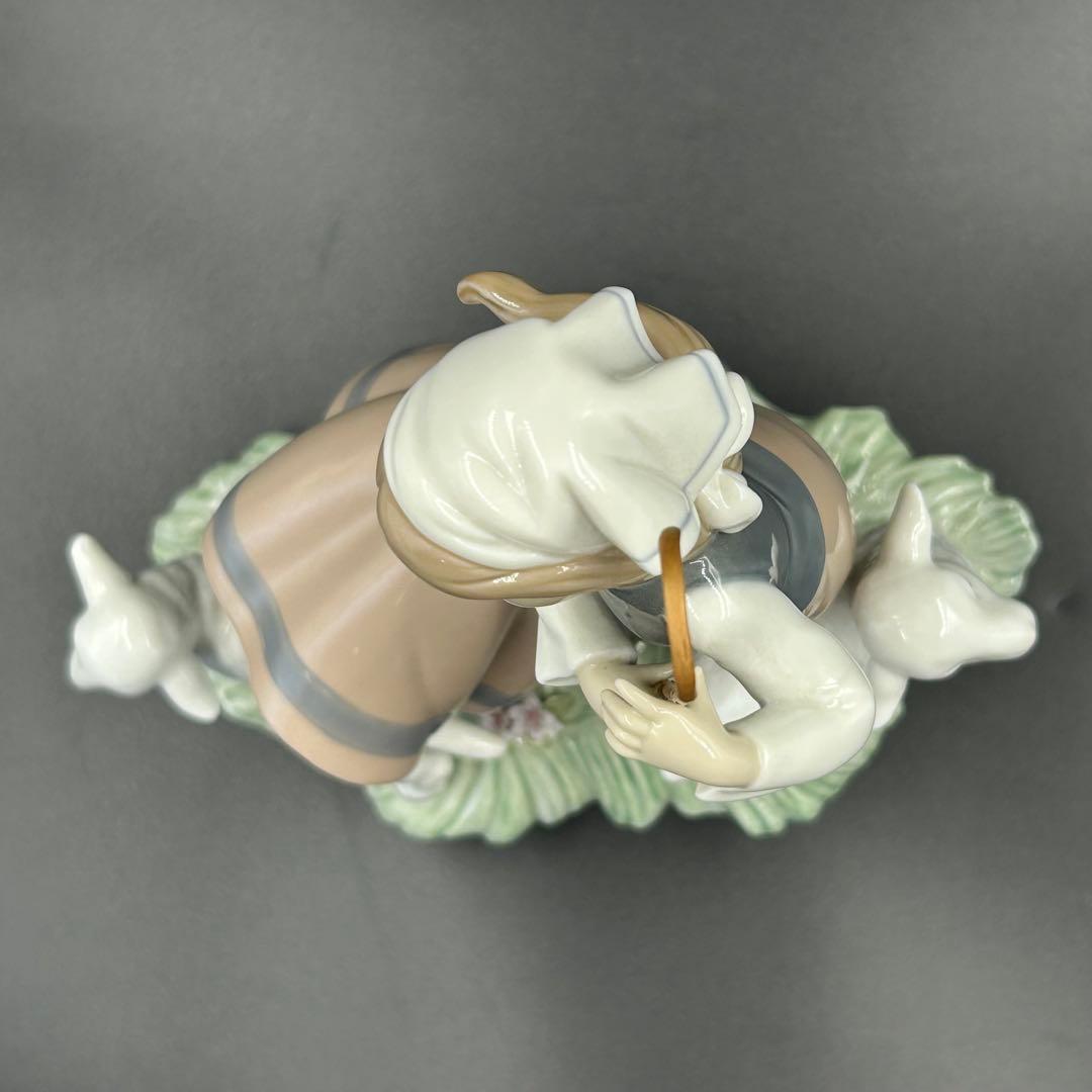 リヤドロ　カントリーライフ　6964 少女 羊　廃盤