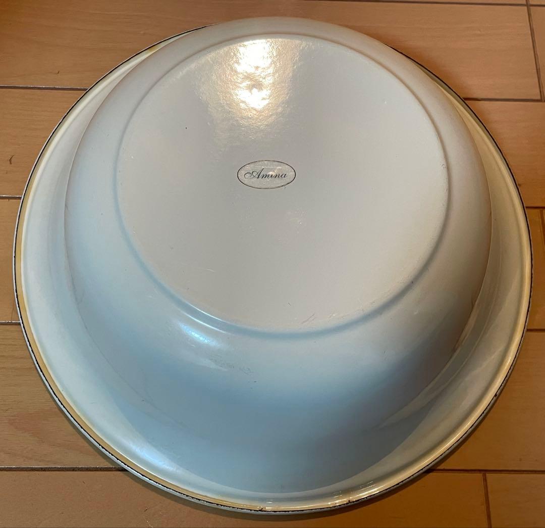 お値下げ中❣️イマンホーローたらい＆アミナ洗面器