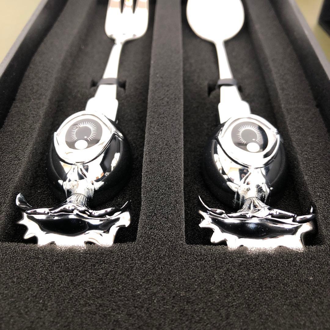 未使用　田名網敬一　スプーン＆フォーク　Keiichi Tanaami記憶の冒険