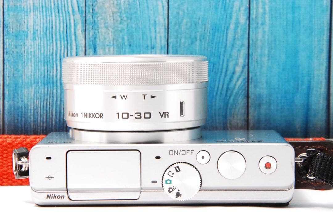 【返品保証】Nikon1 J4 標準レンズキットニコン Wi-Fi シルバー