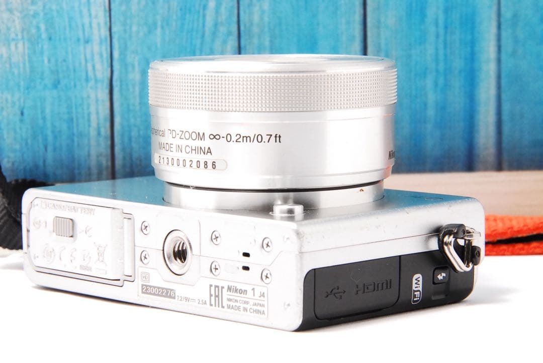 【返品保証】Nikon1 J4 標準レンズキットニコン Wi-Fi シルバー