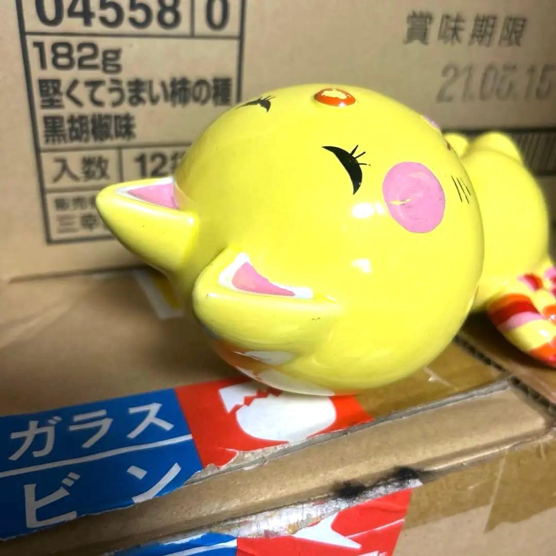 内藤ルネ　rune 陶器製貯金箱　レトロ