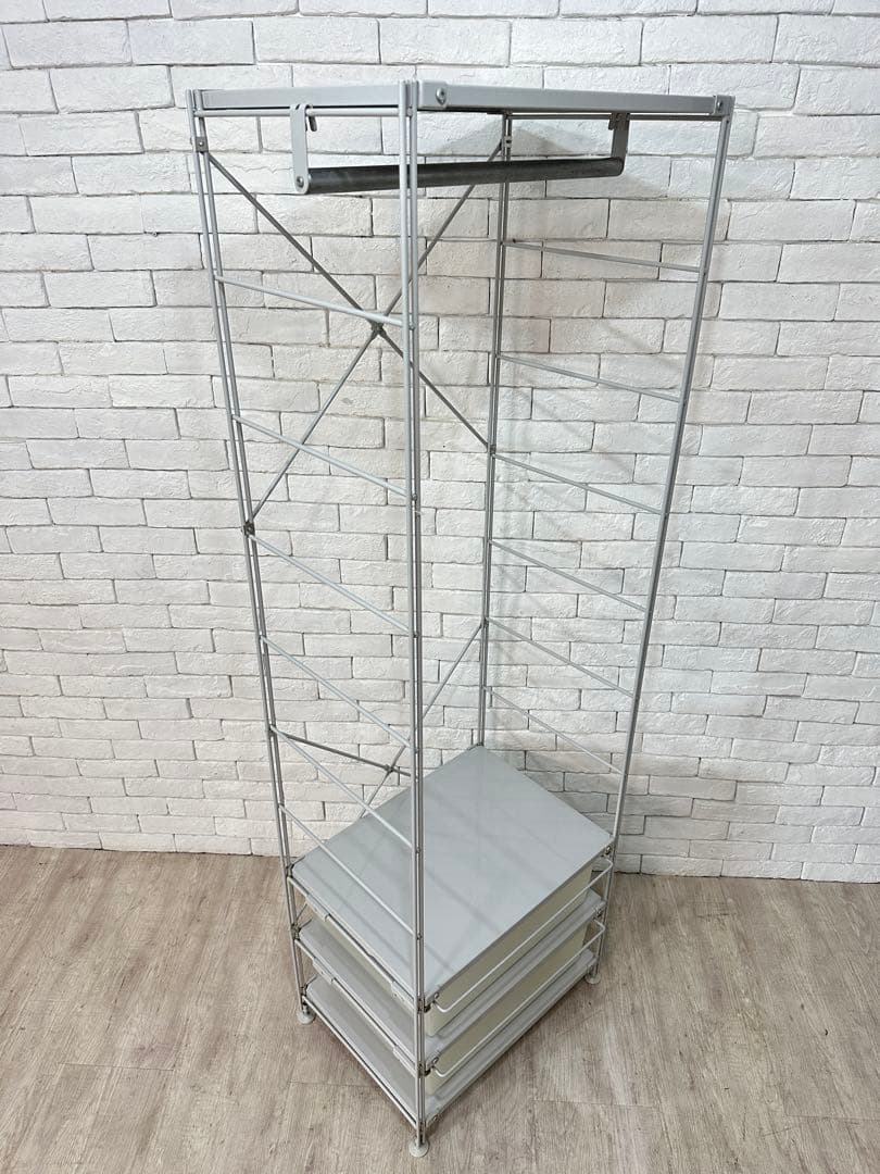 【家】無印良品　ワードローブ　ラック　棚