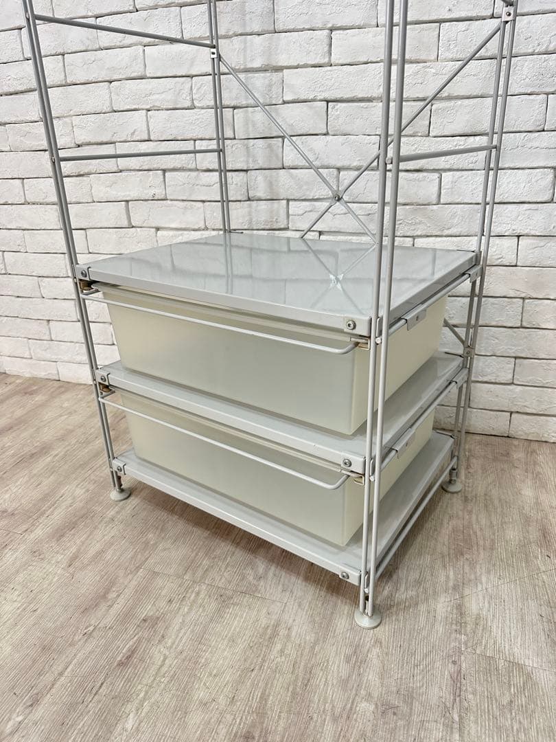 【家】無印良品　ワードローブ　ラック　棚