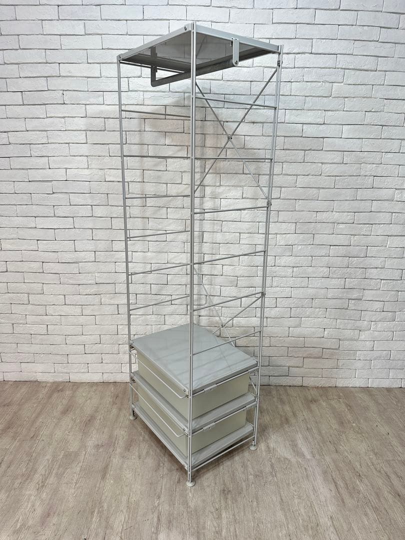 【家】無印良品　ワードローブ　ラック　棚