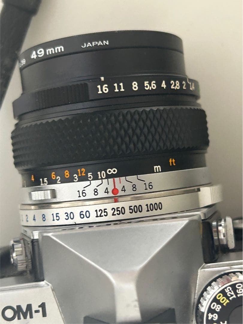 OLYMPUS OM-SYSTEM 50mm f/1.4 一眼レフカメラ