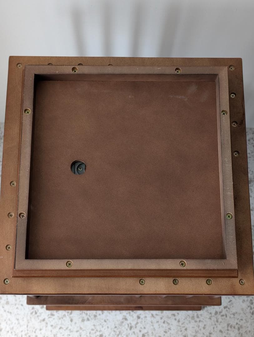 ビンテージ リボルビングブックケース ウッドシェルフ 飾り棚 回転式本棚 美品