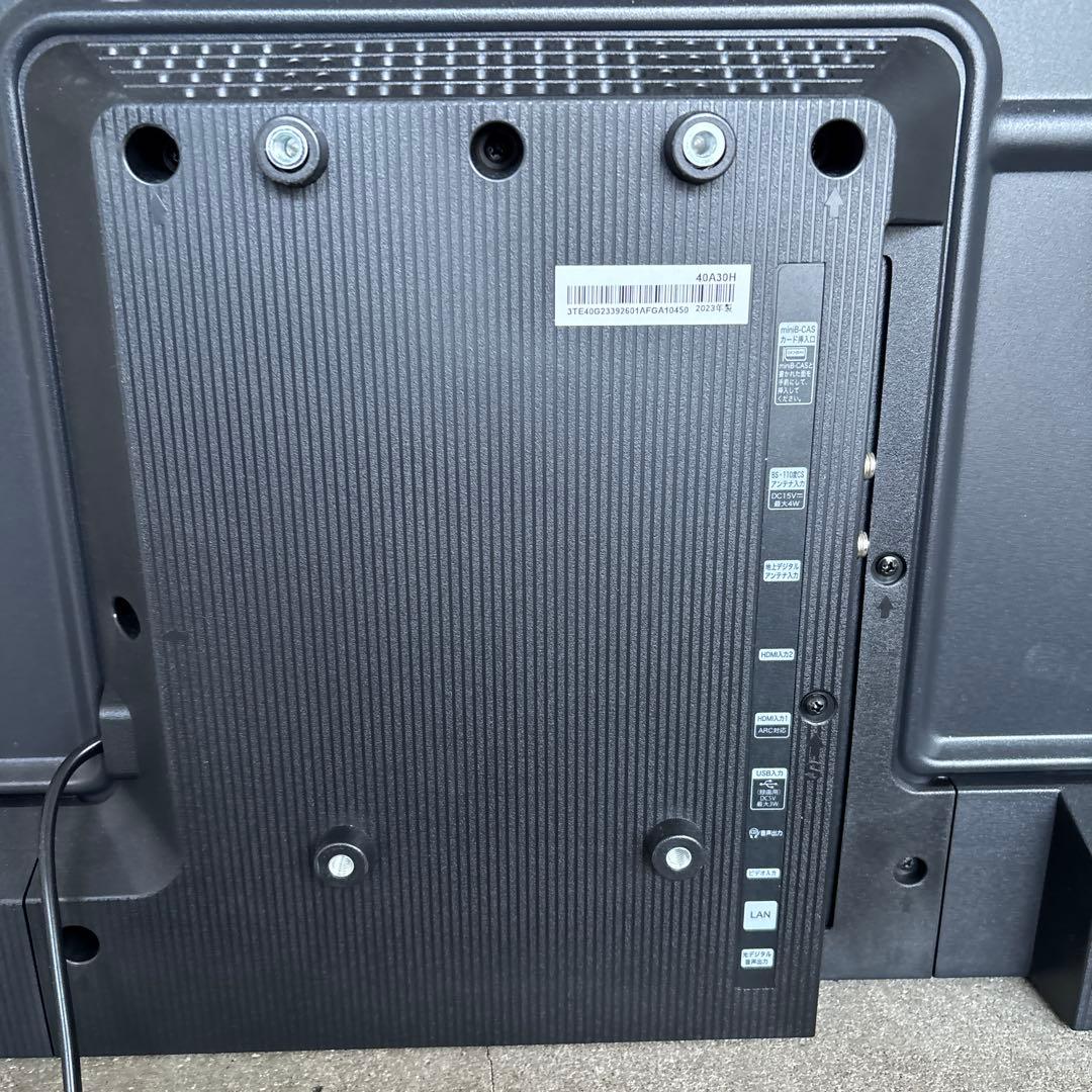 Hisense 液晶テレビ 40A30H 2023年製