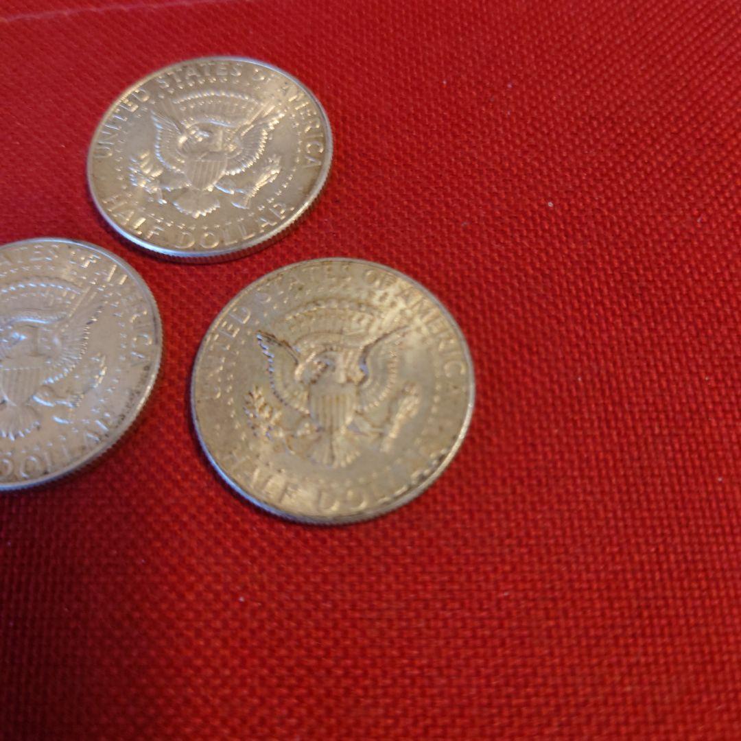 ば*ー様 1964 Kennedy Half Dollar 3枚セット