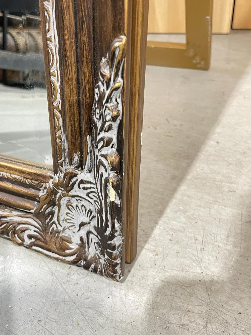 ロココ調 スタンドミラー▪️フレンチアンティーク　全身鏡　ヴィンテージ調