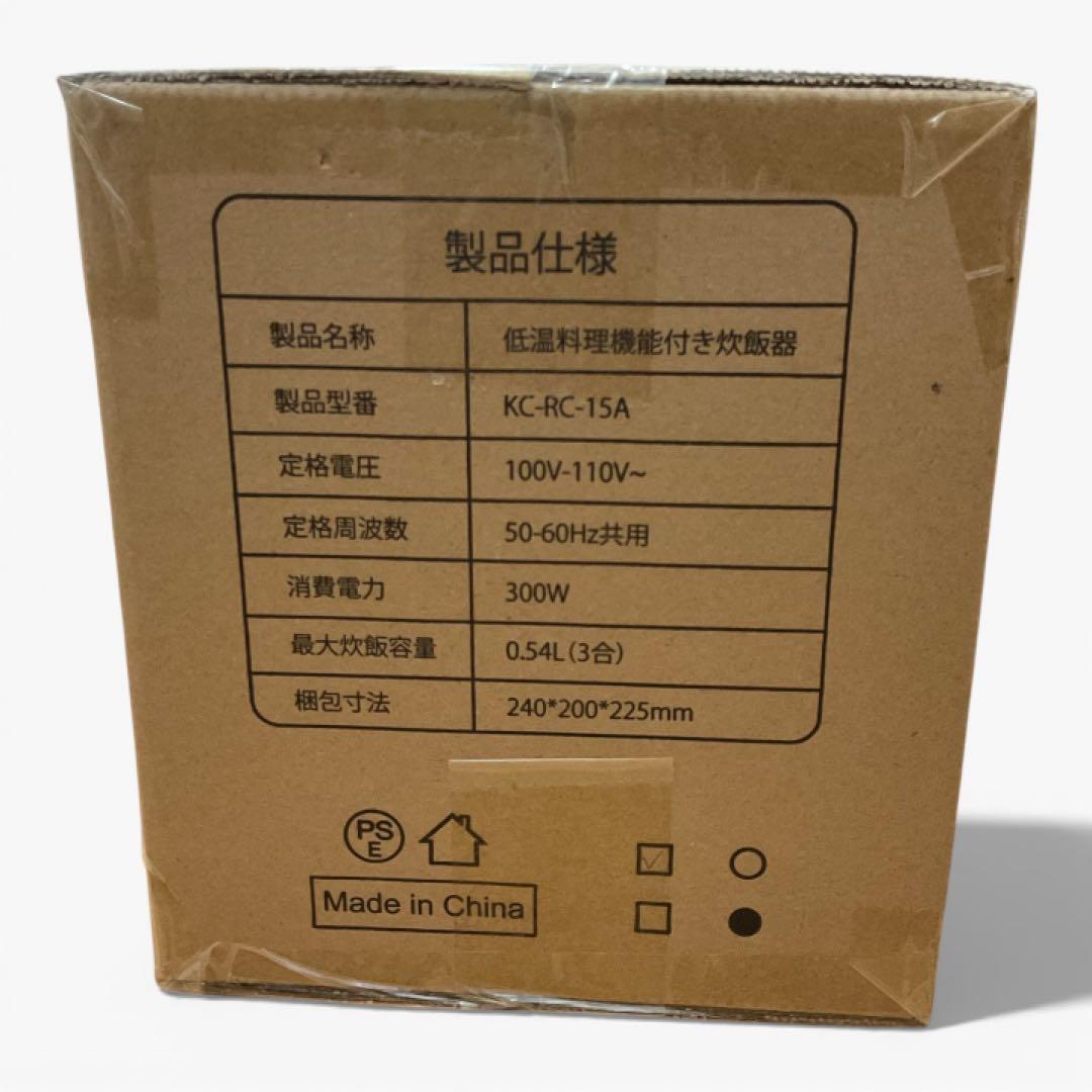 KEECOON 炊飯器 3合 一人暮らし 低温調理機能付き 温度調節可能 新生活