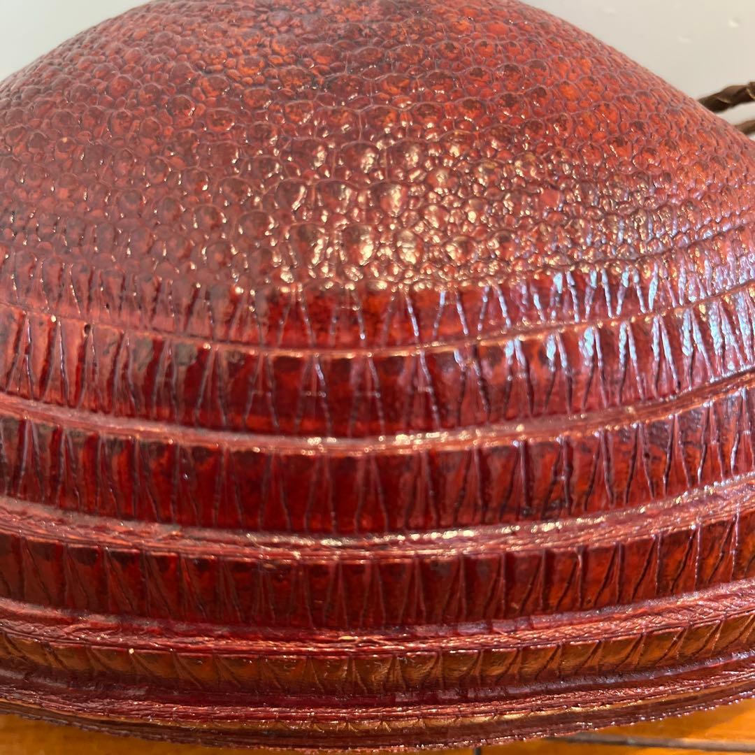 バッグ　革　ワシントン日本国内法種の保存法対象外　ココノオビアルマジロ　骨董