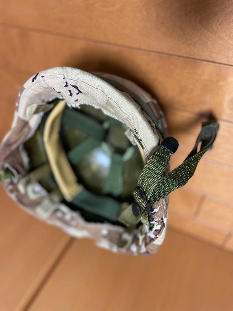 実物　米軍　フリッツヘルメット　ミリタリー  軍モノ　サバゲー　カバー付き