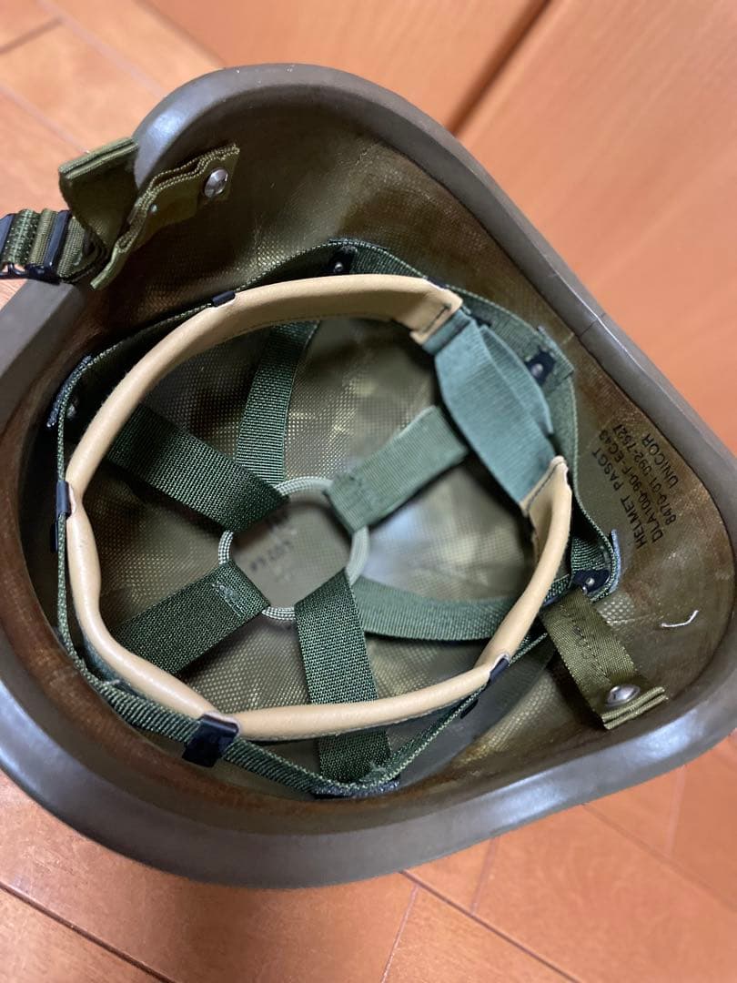 実物　米軍　フリッツヘルメット　ミリタリー  軍モノ　サバゲー　カバー付き