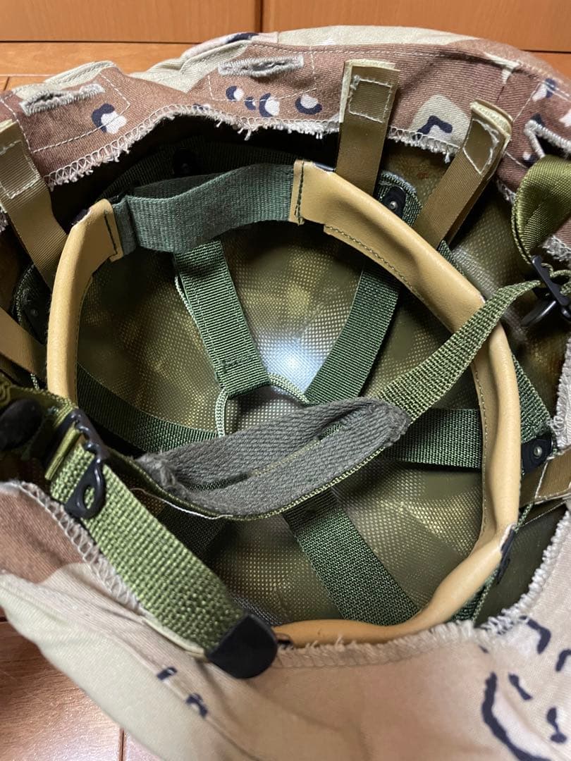 実物　米軍　フリッツヘルメット　ミリタリー  軍モノ　サバゲー　カバー付き