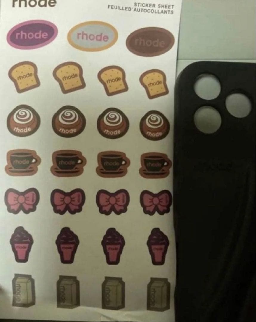 rhode lip case iPhone17promax新作BK おまけ付き