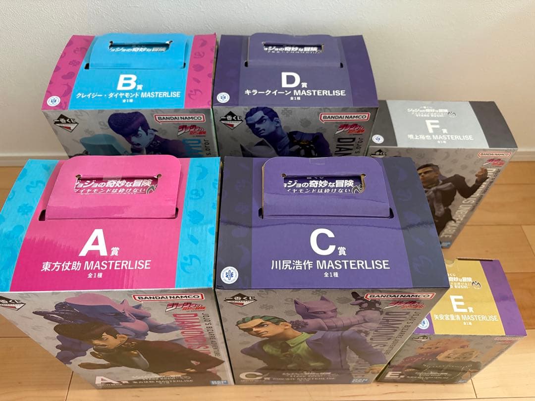 一番くじ　ジョジョの奇妙な冒険 フィギュアコンプリートセット　ポスターおまけ付き