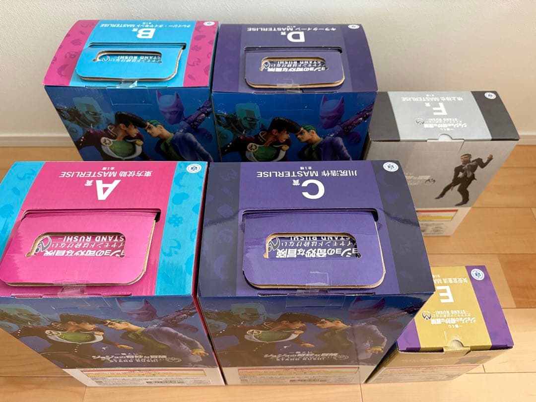 一番くじ　ジョジョの奇妙な冒険 フィギュアコンプリートセット　ポスターおまけ付き